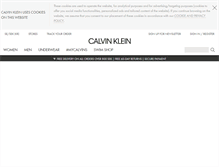 Tablet Screenshot of calvinklein.se