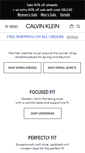Mobile Screenshot of calvinklein.us