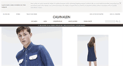 Desktop Screenshot of calvinklein.dk