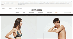 Desktop Screenshot of calvinklein.co.uk